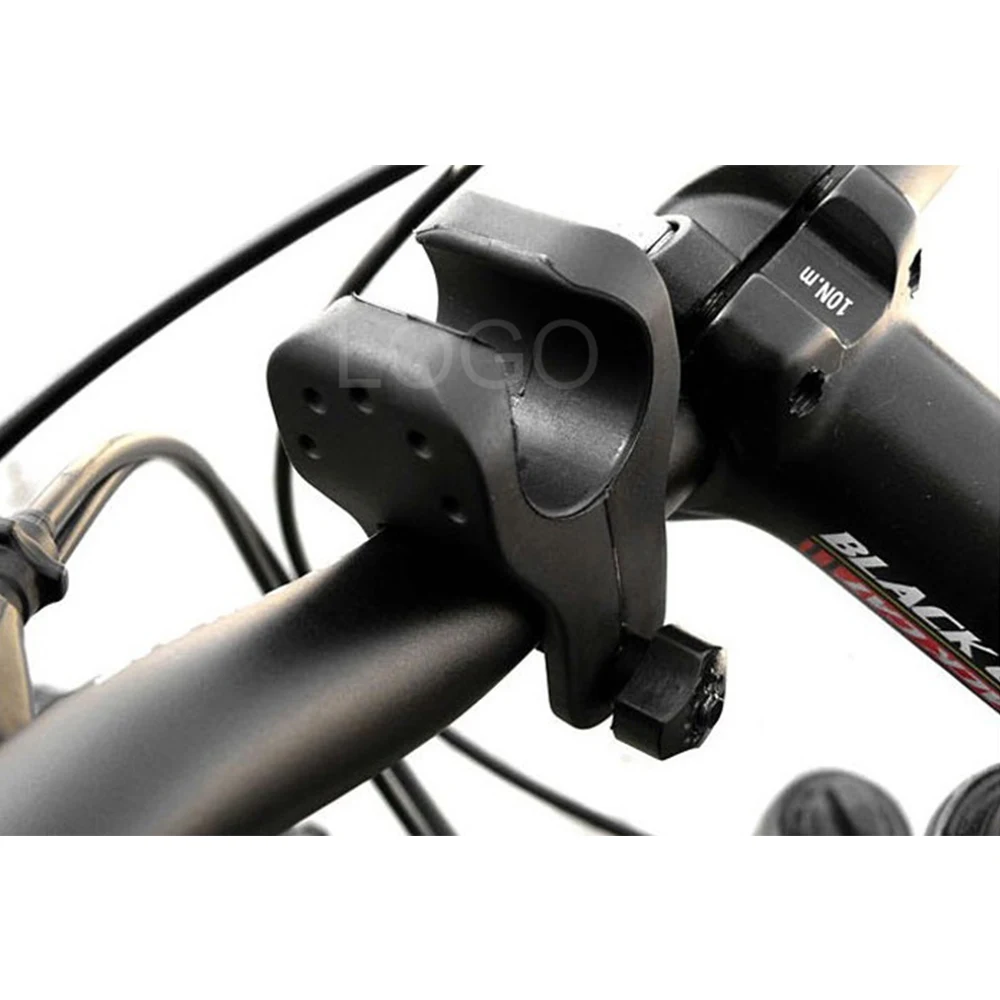 NEW Flashlight Mount Holders Universal Cycling Bicycle Flashlight Mount Bracket  Torch Clip Bike Front Light Mount