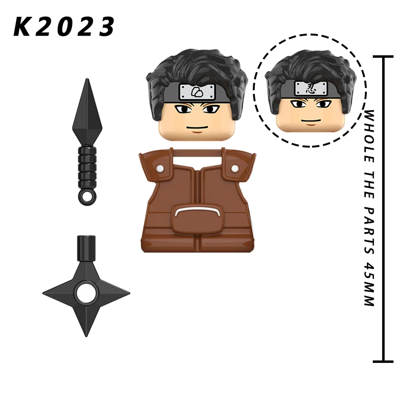 Einzel Verkaufen Japan Anime Charakter Serie Gebäude Block Figuren MOC Zubehör Kopf Combat Gear Spielzeug Für Kinder Geschenk KDL804