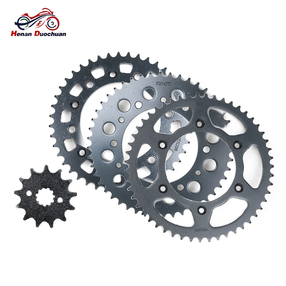 

520 13T 43T 47T Motorcycle Drive Chain and Front Rear Sprocket Set for Honda XR250 III S Baja 1996 520-13T 520-43T XR 250