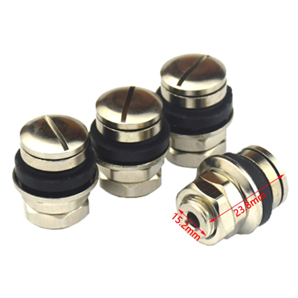 4pcs Flush Mount Chrome Car Tyre Tire Valve Stems High Pressure Bolt in Metal Wheel Scooter Valve Stem