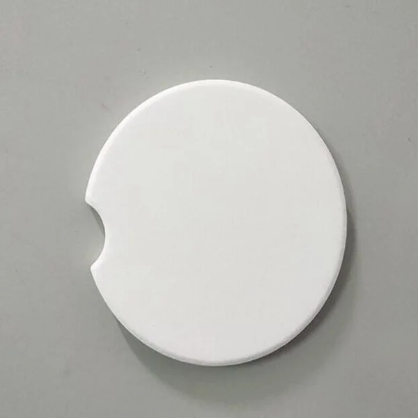 

100pcs blank car ceramics coasters 6.6*6.6cm coaster blank