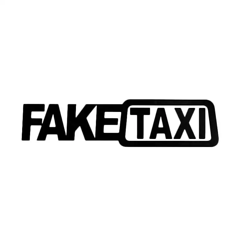 FAKE TAXI Светоотражающая автомобильная наклейка на окно Ван Виниловая наклейка Самоклеящаяся эмблема Значок для Honda Toyota VW BMW Стайлинг