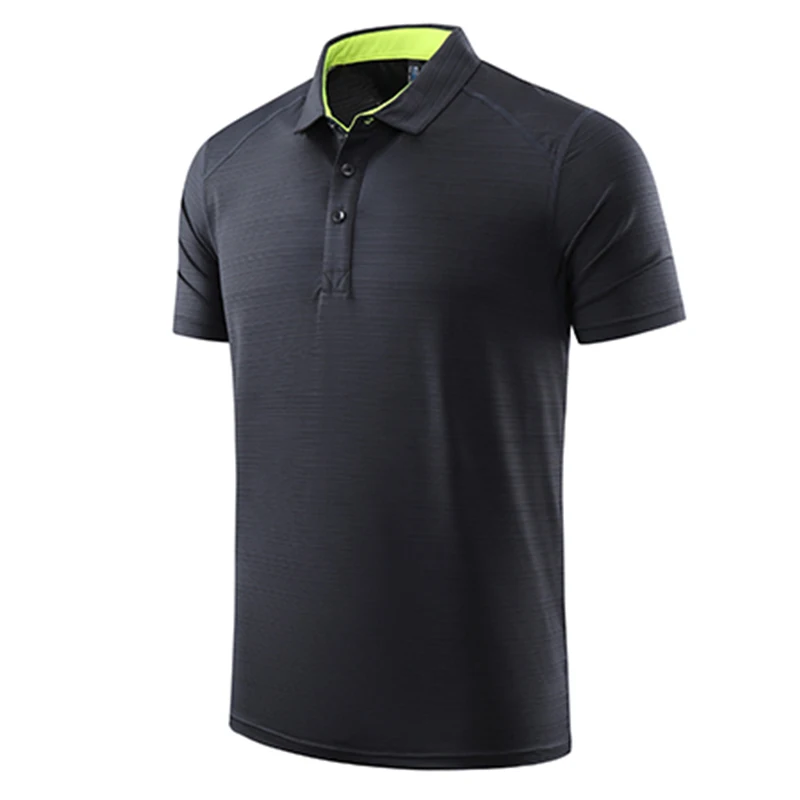 Camiseta respirável masculina de golfe, manga curta, roupa casual, lapela confortável, secagem rápida, verão, nova, Dropshipping