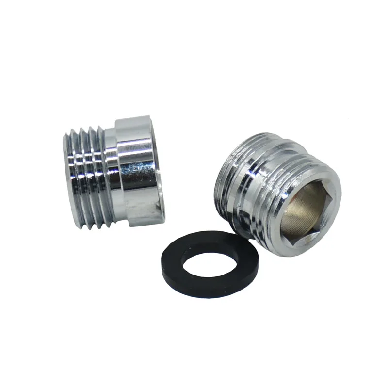 Silver male 1/2 to m20 male/female Thread connector brass adapter Faucet conversion connector 1 pcs