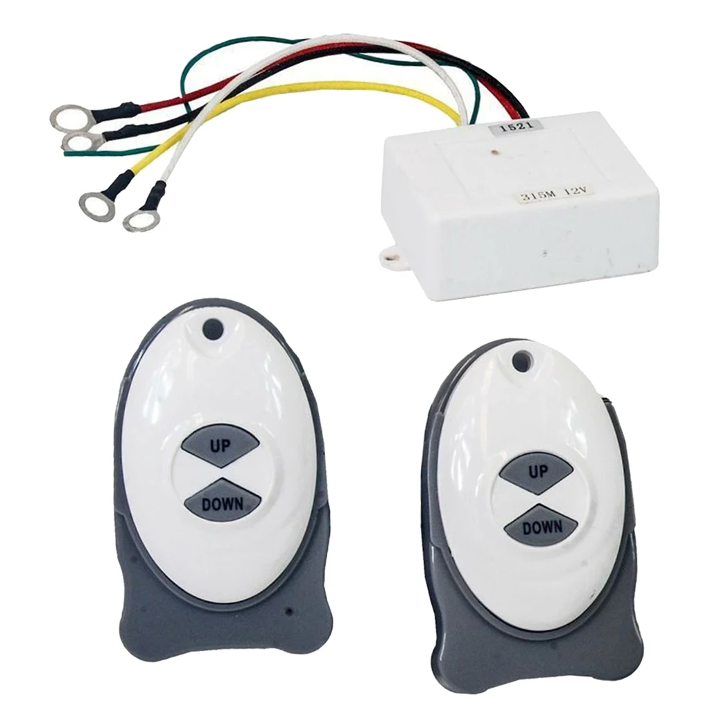 Marine Boat Yacht Sailboat Anchor Remote Windlass Switch, Waterproof