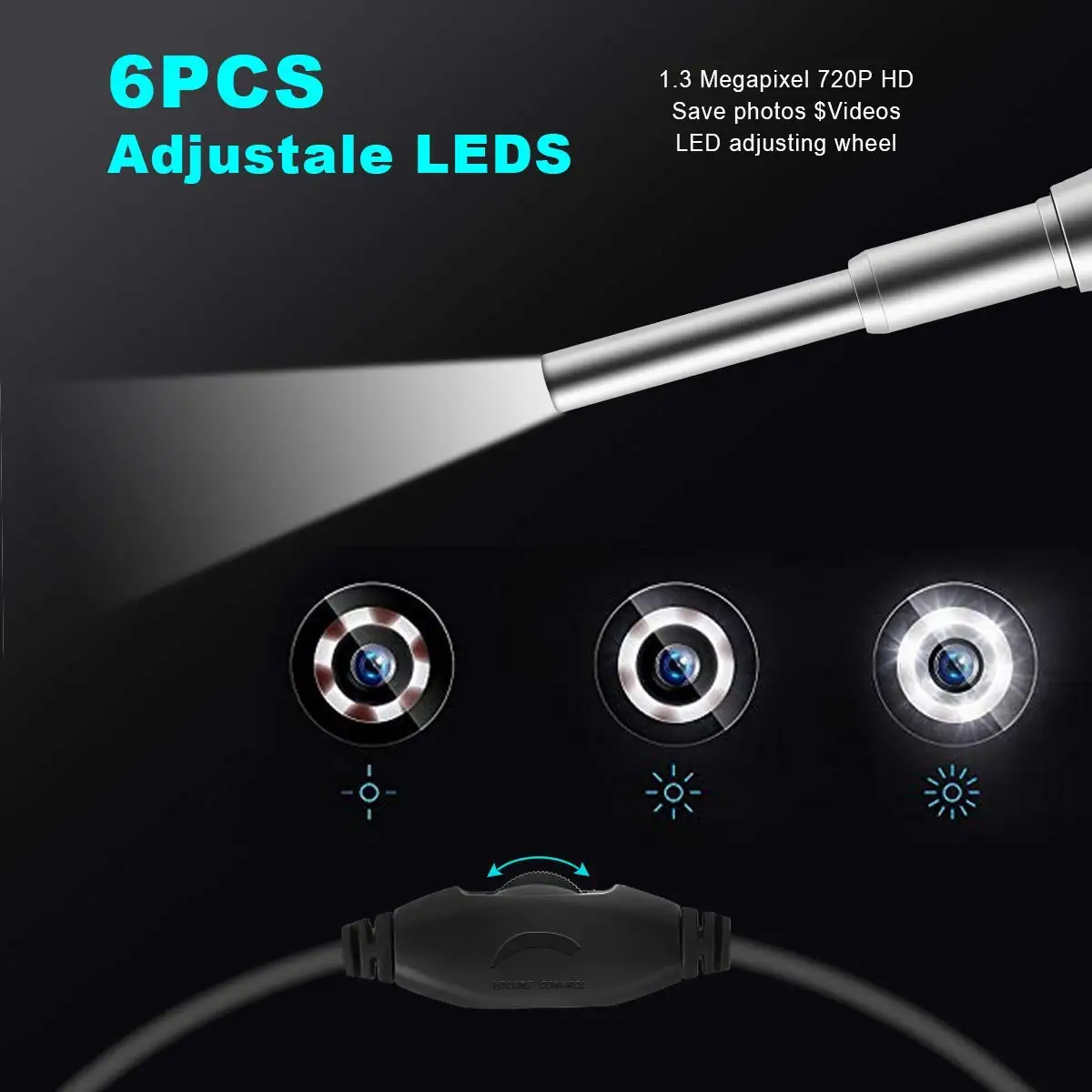 3.9MM Mini Medical Endoscope Camera  Waterproof USB Endoscope Inspection Camera for OTG Android Phone PC Ear Nose Borescope