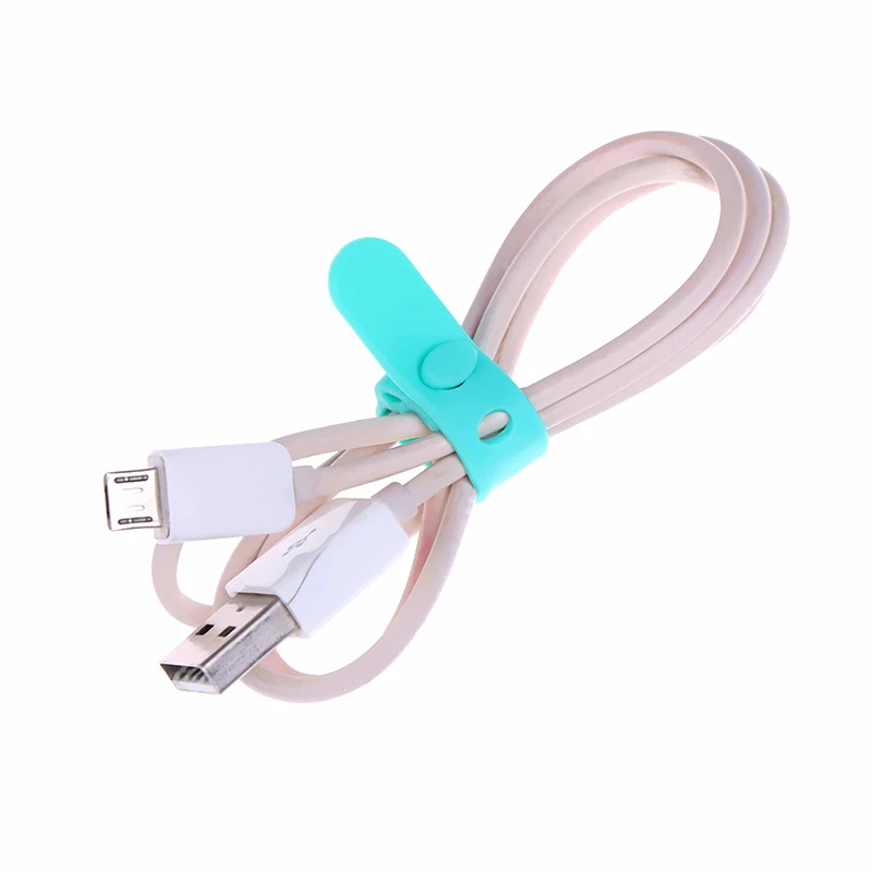 4 Buah/Set Creative Travel Accessories Silicone Cable Winder Earphone Protector USB Phone Holder Accessory Packe Organizer