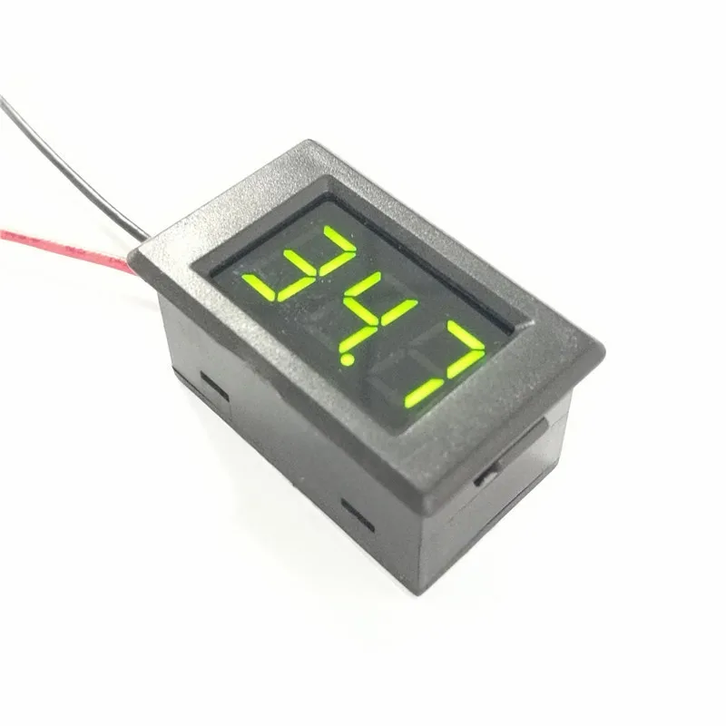 Peacefair PVEM-001 DC 3.5 V-35 V Voltage Meter Digital Yellow LED Display 0.36 Inch Volt Tester Reverse Protection