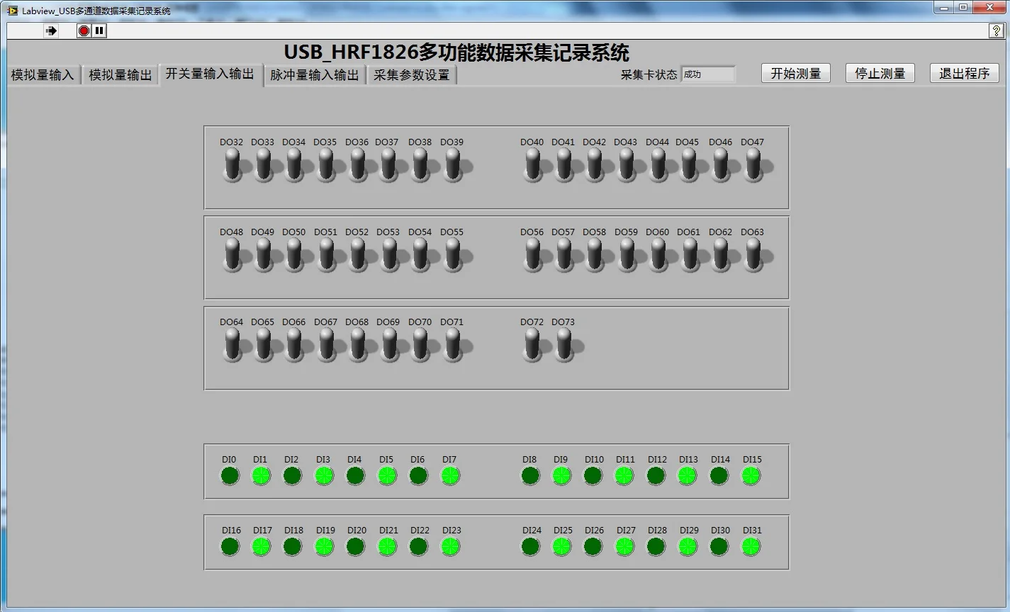 Multifunctional USB Data Acquisition Card 15 Channels AD 1 Channel Da 72dio 2 Counting 2pwm Labview / C#