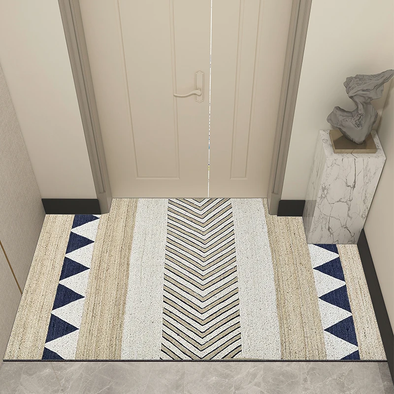 

Nordic Anti-Slip PVC Door Mat, Living Room, Bathroom Mat, Kitchen Mat, Hallway Entrance Mats, Can Be Cut, DIY