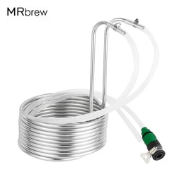 9.52x0.5x8m Stainless Steel Immersion Wort Chiller Tube For Home Brewing Super Efficient Wort Chiller Home Wine Making Machine