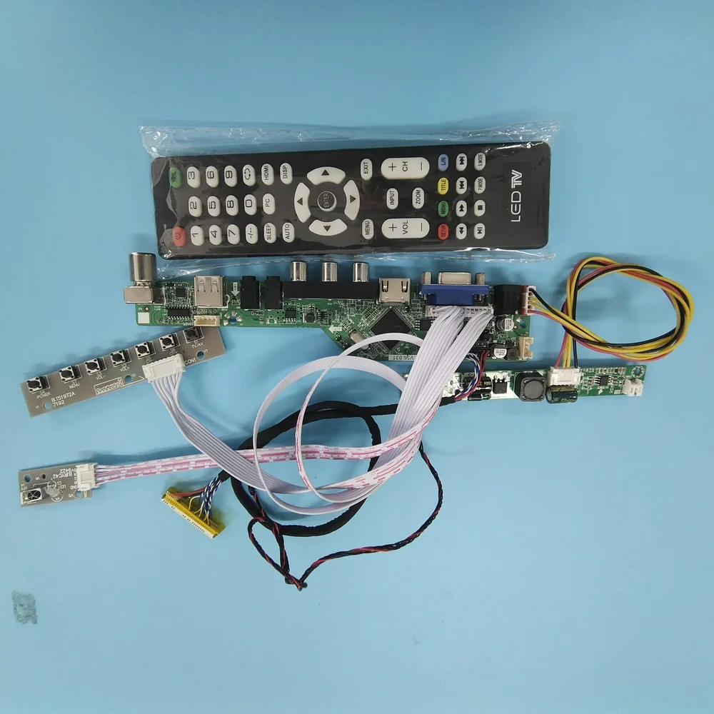 kit for LP133WX2-TLC4 DIY CVBS 30pin USB LCD TV AV LED LVDS VGA HDMI-compatible 1280X800 Panel monitor 13.3