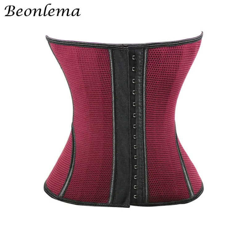 High Waist Latex 17 Steel Bones Waist Trainer Corset Slimming Women's Corset Plus Size XXXL Sheath Belly Sport Gothic Style