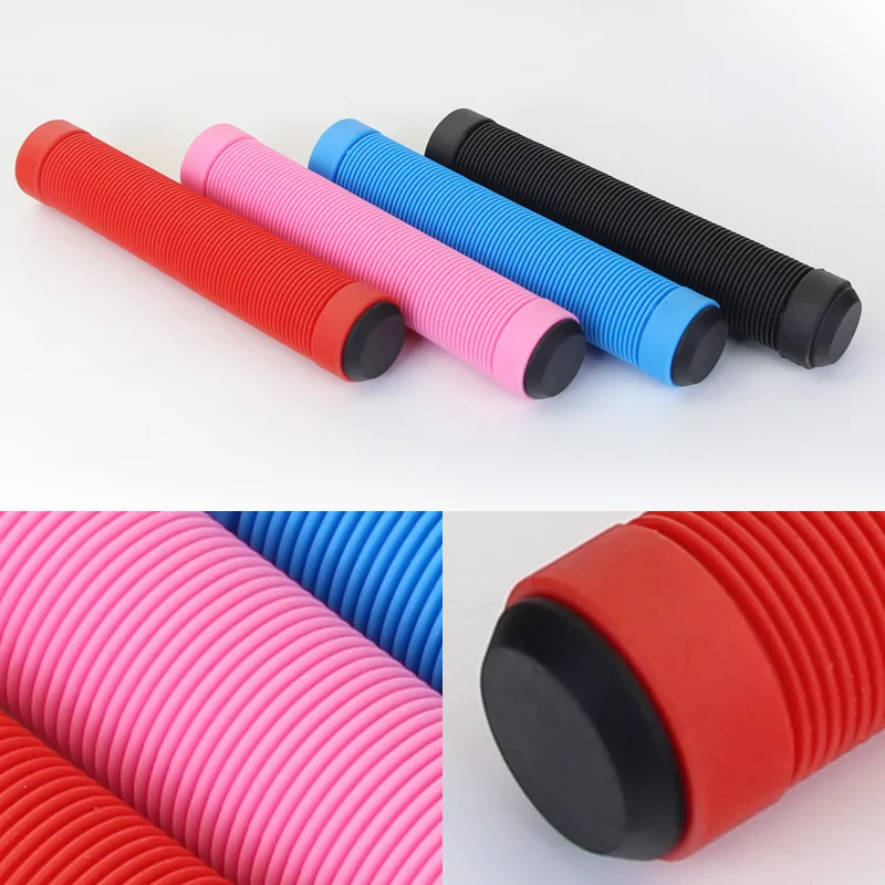 1Pair Hot Selling Stunt Scooter Grips Soft Bike Grips Handlebar Grips Anti-Slip Bicycle Grips Freestyle Cycling Grips Bike Parts