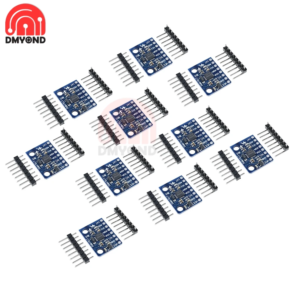 

10pcs/lot GY-521 GY521 GY 521 MPU-6050 MPU6050 MPU 6050 Module 3 Axis Gyroscope Module Analog Gyro Sensors for Arduino DIY KIT