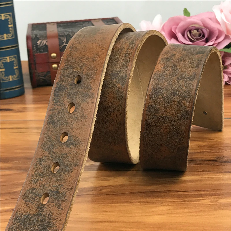 3,8 cm Top Geauine Ledergürtel ohne Schnalle Mann Gürtel Ceinture Homme Herren Ledergürtel ohne Schnallen für Männer 105-125cm sp05 – Detail 3