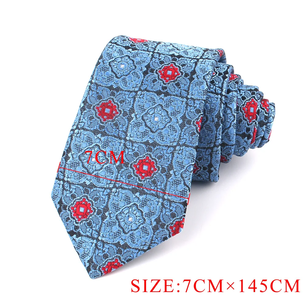 New Classic Paisley Tie For Men Wome Floral Woven Neck Tie For Wedding Business Suits Man Ties Jacquard Mens Necktie Gravatas