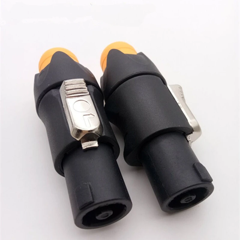 wholesale good quality NL4FC Speaker Audio 4Pin Male Speaker Connector Adapter 4Pole Socket Plug Audio Connector