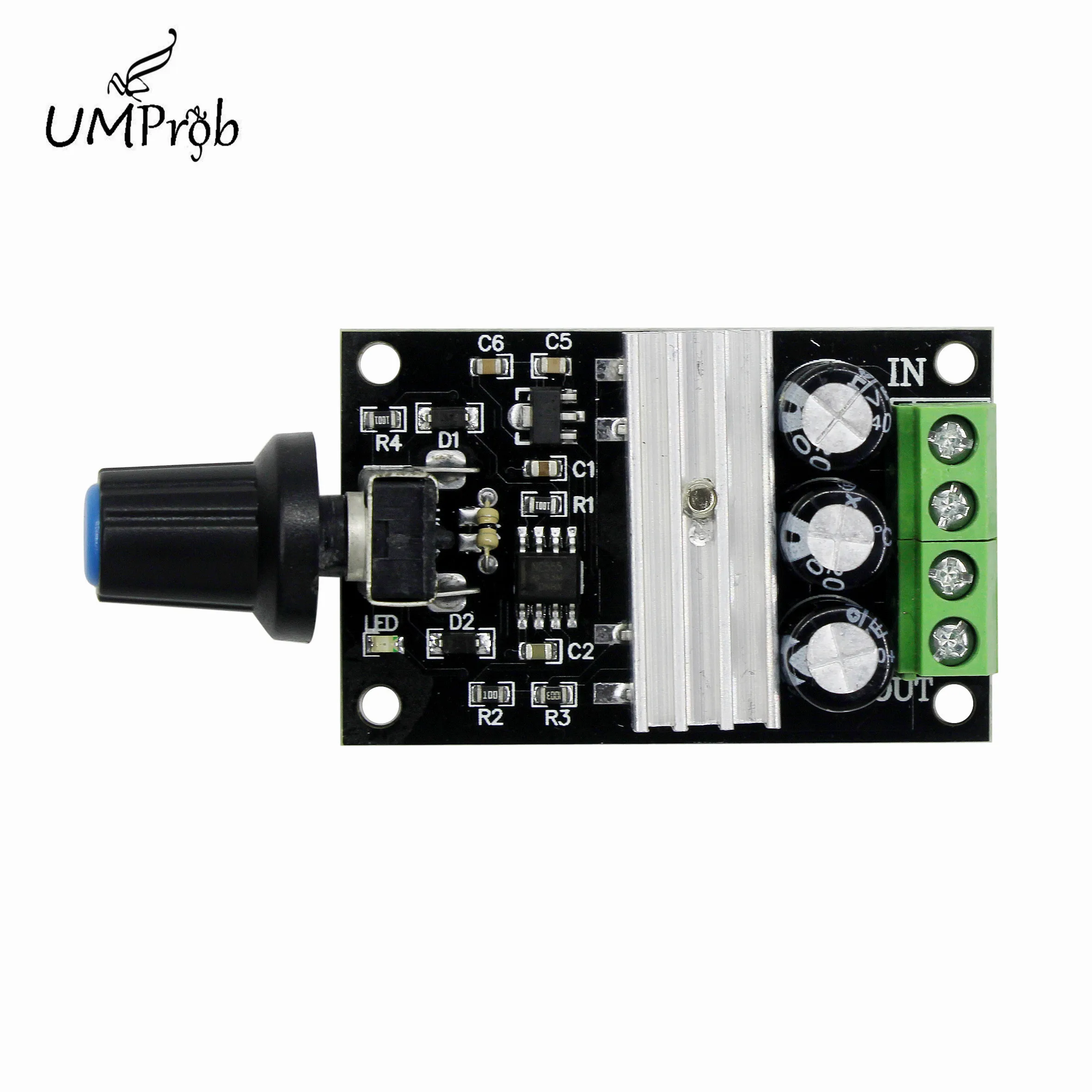 PWM DC 6V 12V 24V 28V 3A Max Motor Speed Control Module DC Motor Switch Controller
