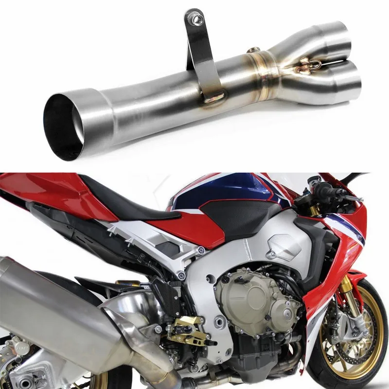 

For Honda CBR1000RR 2017-2019, CBR1000 RR ABS 17-19, CBR 1000 RR SP/SP2 2017 2018 2019 Motorcycle Exhaust Middie Link Pipe