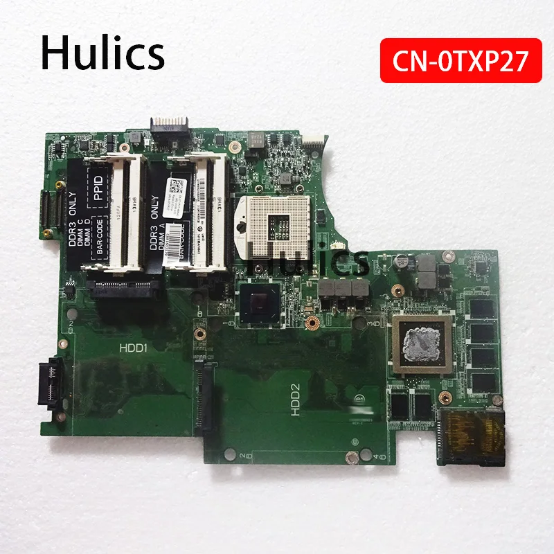 

Hulics Used For XPS 17 L702 L702X Laptop Motherboard CN-0TXP27 0TXP27 TXP27 DAGM7CMBAE1 DAGM7CMBAE0 Main Board