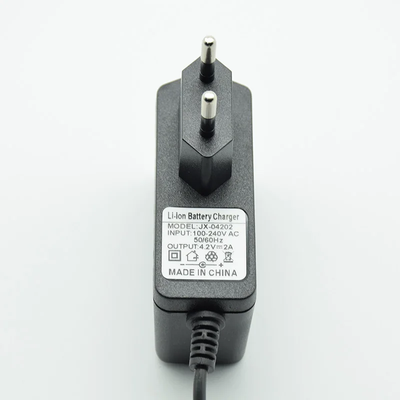 100-240V AC Converter Adapter DC  4.2V 1A 2A 2000 mA Power Supply Charger EU Plug 5.5mm * 2.5mm(2.1mm) AC to DC