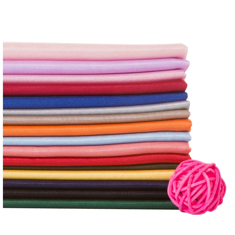 100x160cm Soft Cotton Thin Fabric Stretchy For DIY Sewing Clothing Making Accessories Cotton Elastic Lining Fabric