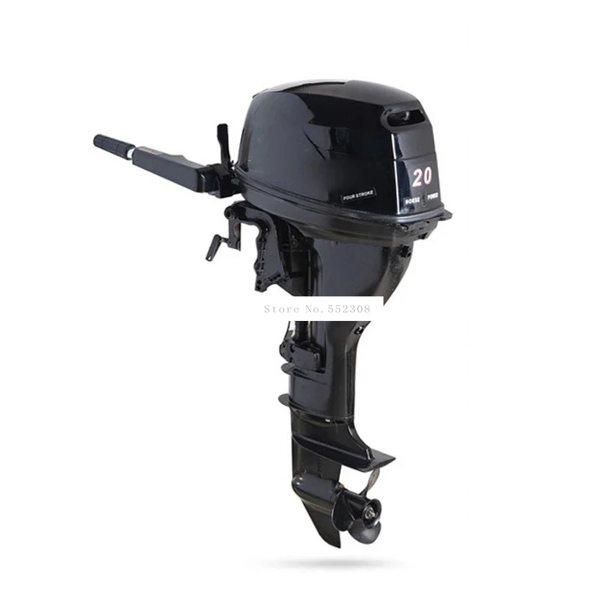 

20HP Horsepower Boat Outboard Engine Water-cooling System Gasoline Fuel Four 4 strok Outboard Motor For Inflatable Boat 14.7KW