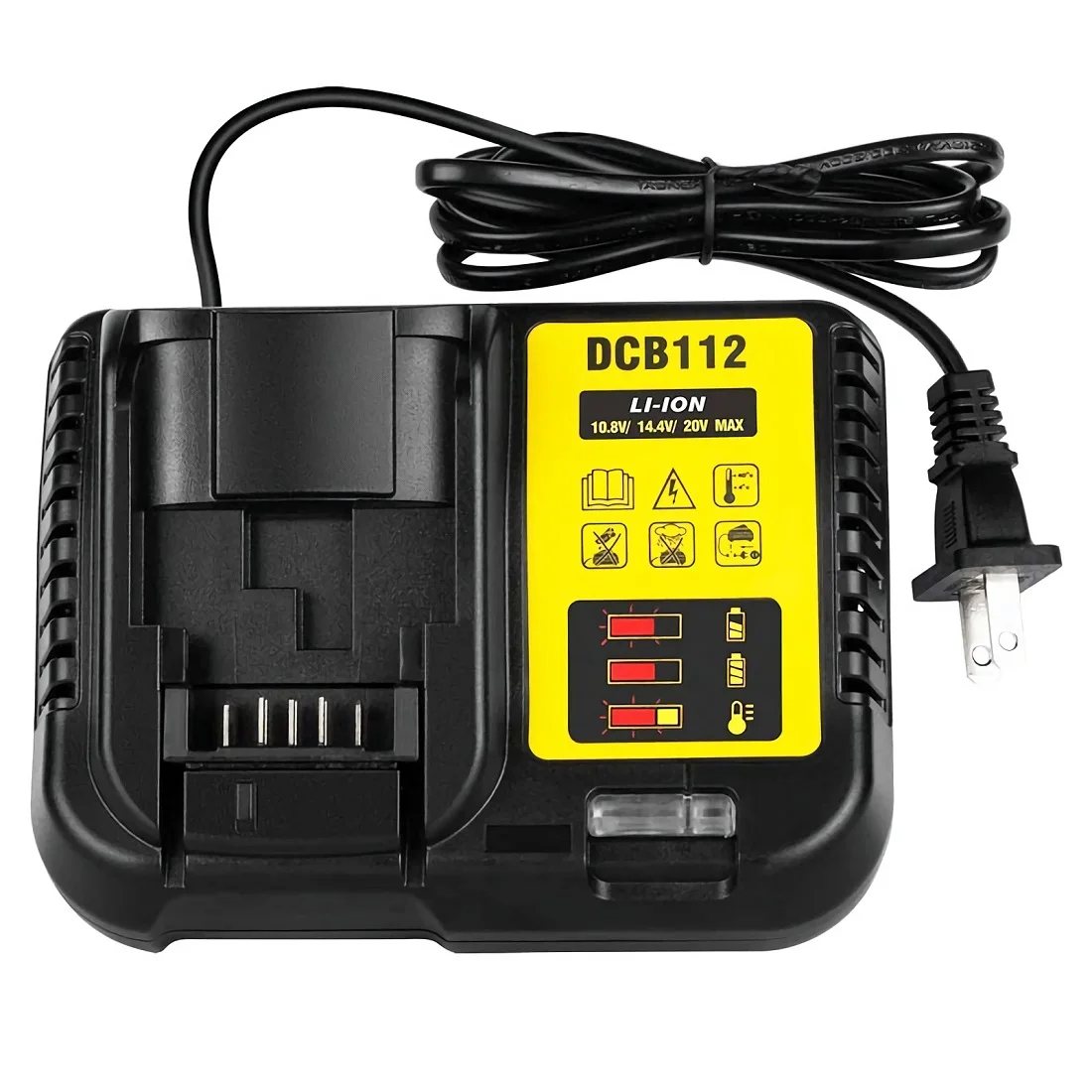 2A/4.5A DCB112 DCB118 Li-Ion Battery Charger Charging For Dewalt 10.8V 12V 14.4V 18V 20V Dcb101 Dcb200 Dcb140 Dcb105 Tools US/EU