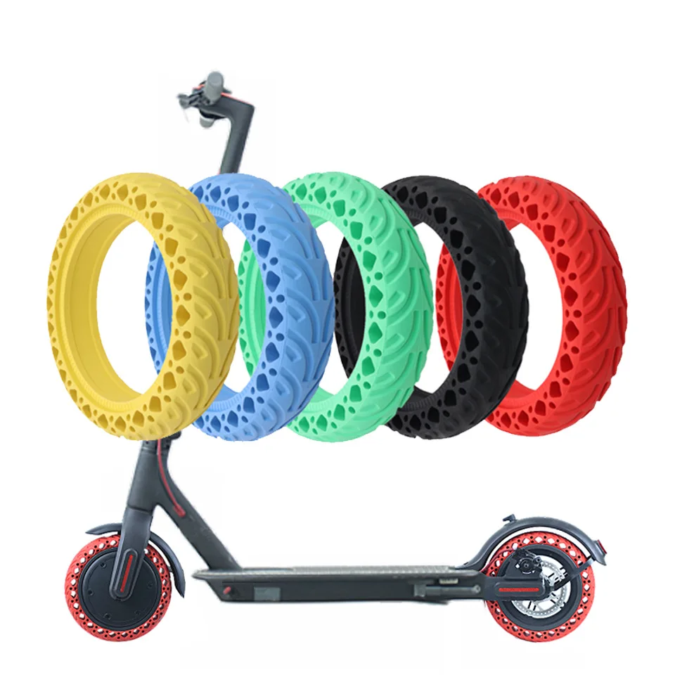 8.5 inch Durable Rubber Solid Tire Electric Scooter Honeycomb Shock Absorber Damping Tyre For Xiaomi Mijia M365