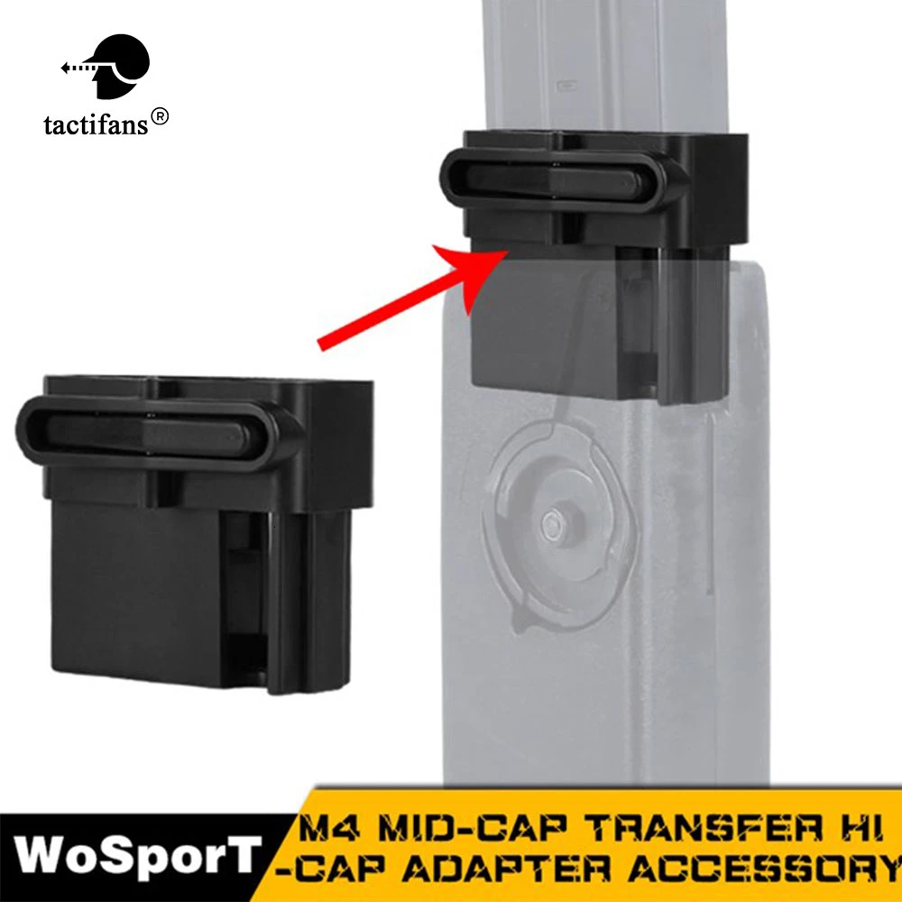 Cargador Mid-Cap Airsoft de alta capacidad para M4 AK G36 MP5 - imagen 4