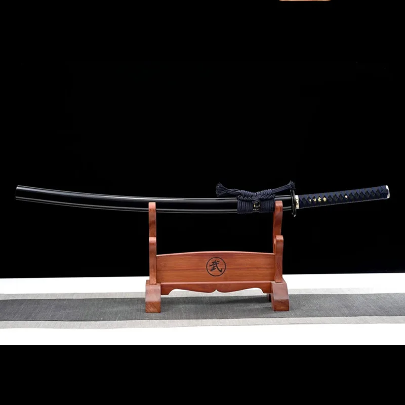 103cm Iaido Katana Tatsu Yamashiro Wooden Sword Prop Rosewood Solid Wood Scabbard Alloy Fittings High Grade Collectibles