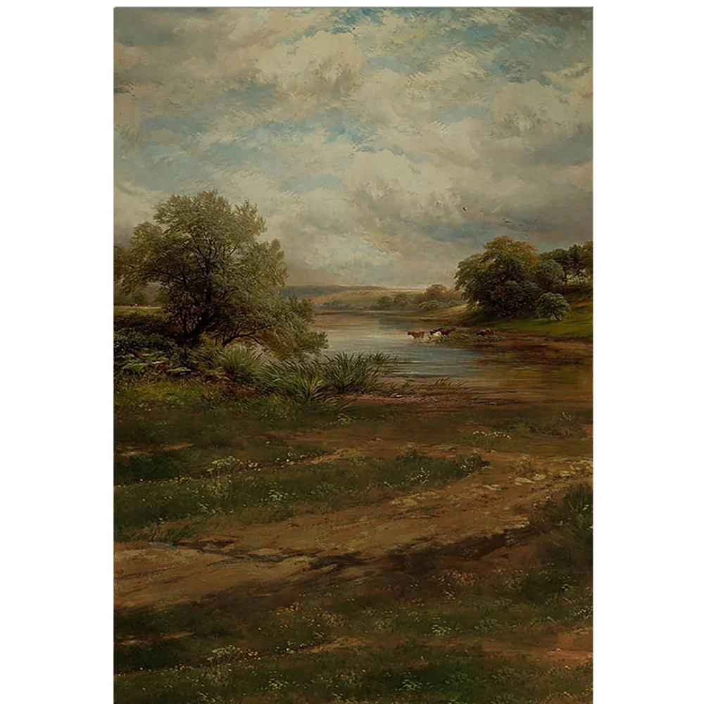 Vintage Photography Backdrop Western Tribe Natural Scenery Photocall Abstract Old Master Photo Background for Photo Studio