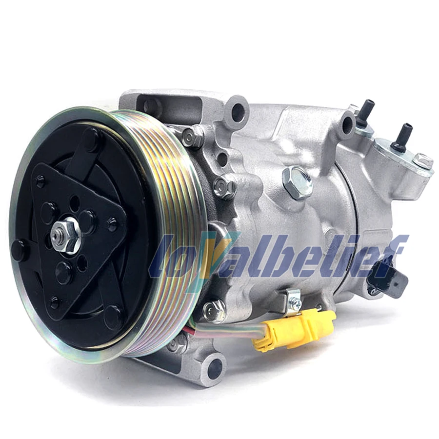 For Peugeot 508 AC Compressor Peugeot 207 208 3008 304 308 508 6C12 9659875780 9822826880 9651910980 9671216280 9678656080