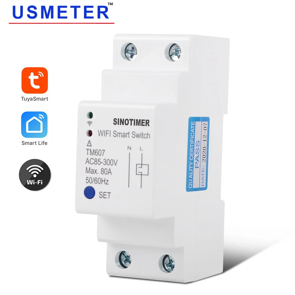 TM607  WiFi Timer Tuya APP Wireless Remote Control Smart Switch Countdown Time Switch Breaker DIY Lights Alexa Google Home