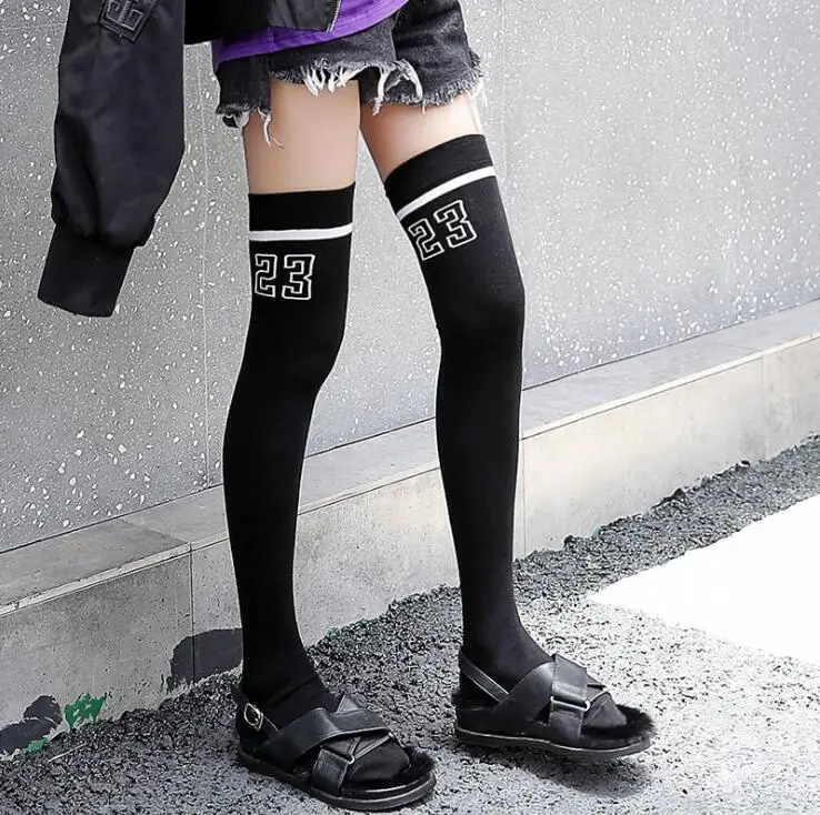 New Socks Fashion Casual Cotton Thigh High long socks set  Sexy Warm Knee Socks Stockings For Girls Ladies Women