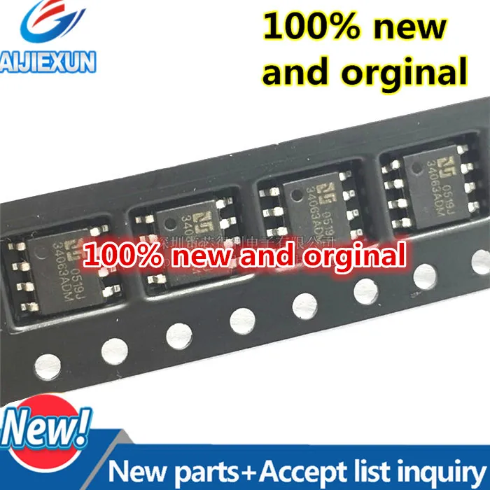 10Pcs 100% original and new 34063A AMC34063ADM (MC34063A) SOP8 DC-DC CONVERTER CONTROL CIRCUITS large stock