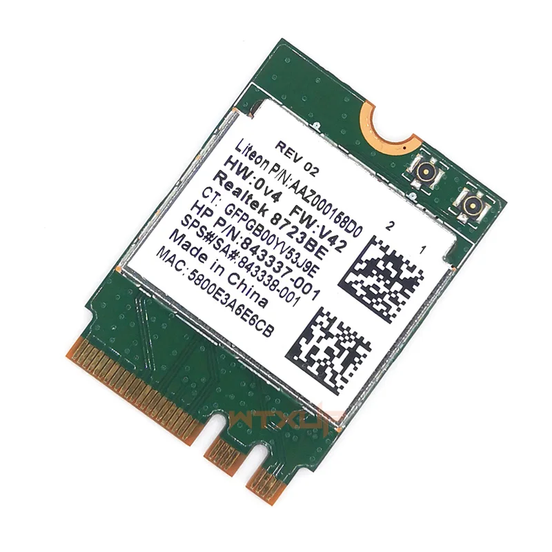 Wireless Adapter for Realtek RTL8723BE 802.11n WiFi Card Bluetooth 4.0 NGFF card SPS 843338-001 300Mbps