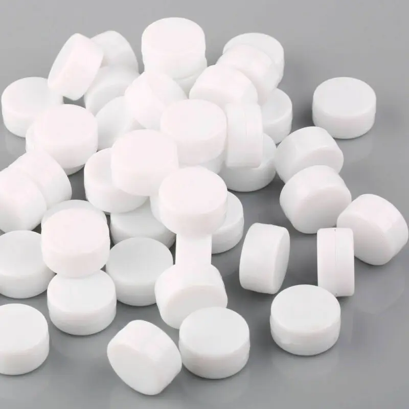 

50/100 pcs/pack 1 pack White flat built-in plastic rattle box, 22mm ball jingle bell squeeze sound wave device