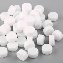 50/100 pcs/pack 1 pack White flat built-in plastic rattle box, 22mm ball jingle bell squeeze sound wave device