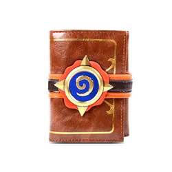 Cartera de cuero en relieve para tarjetas de héroes de Warcraft, Cartera de regalo, oferta, nuevo, 2022