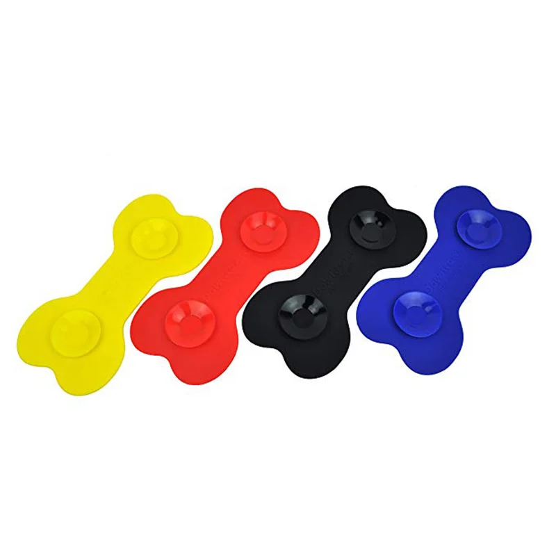 Pet Supply Silicone Dog Lick Bone Shower Assistant Lick Pad Distraction Device Bath Treat Buddy Grooming Helper