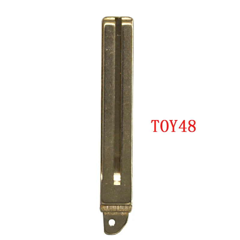 Car Remote Key Flip Blade For Toyota Corolla Camry Crown RAV4 Prado Avalon Lexus TOY43 TOY47 TOY48 Uncut Metal Key