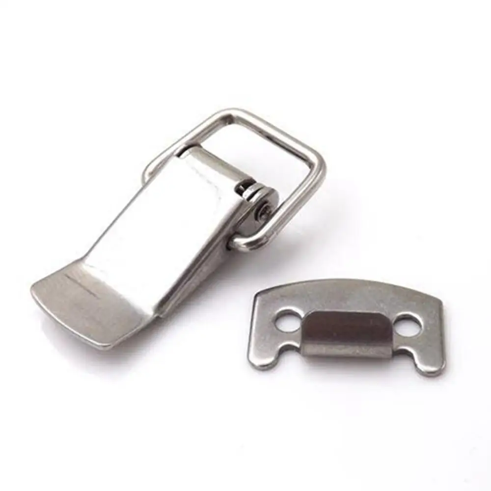 10PCS 43*21mm White Duck-mouth Buckle Vintage Mini Lock Chest Box Gift Box Suitcase Case Buckles Toggle Hasp Latch Catch Clasp