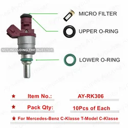 10sets Fuel Injector Repair Kit For Parts #A2710780023 For Mercedes-Benz C-Klasse