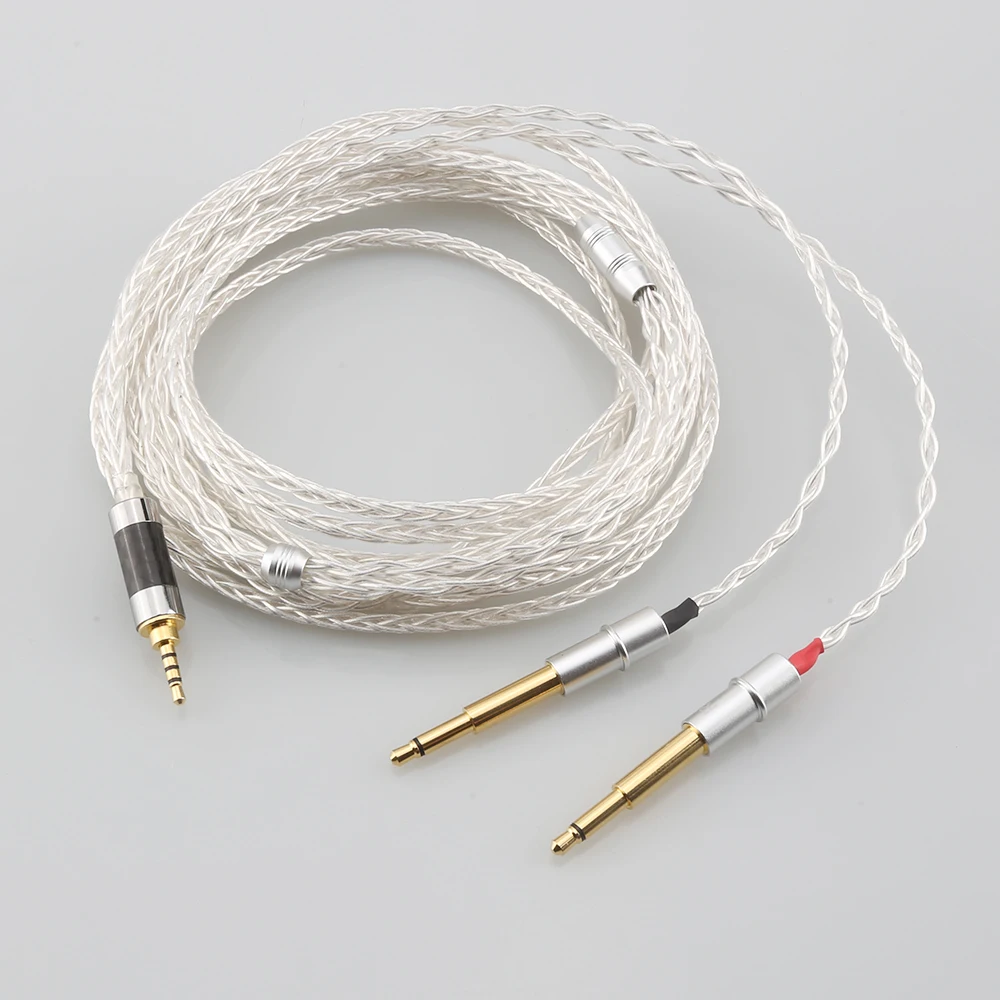 

Audiocrast High Quality 4.4MM Balanced Male to 3.5mm Hifi Headphone Cable Silver Plated Wire Cord Earphone Cable New