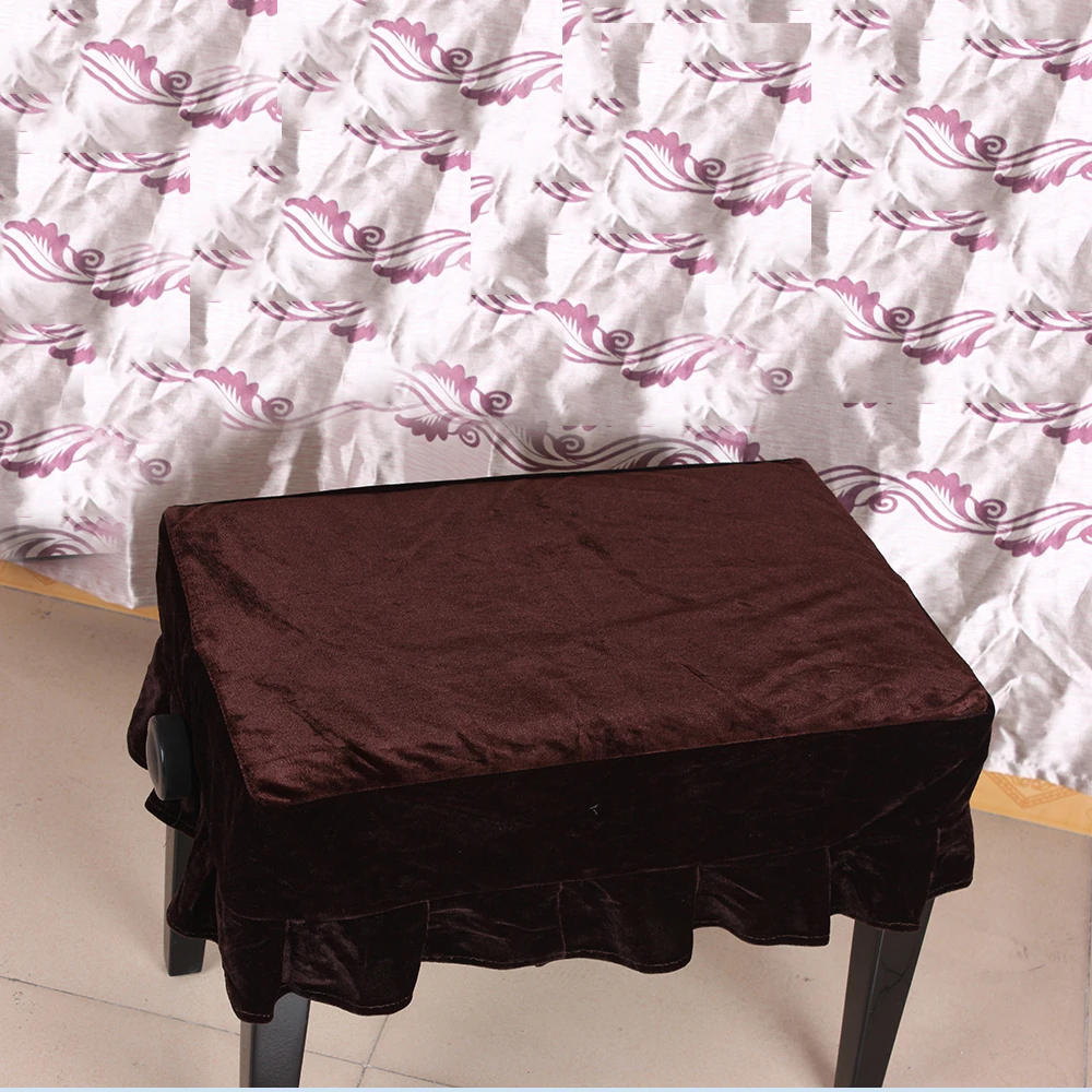 M MBAT Multi-color Piano Stool Cover Musical Instrument Accessories high quality Golden Velvet Single Chair Cover Bench Case