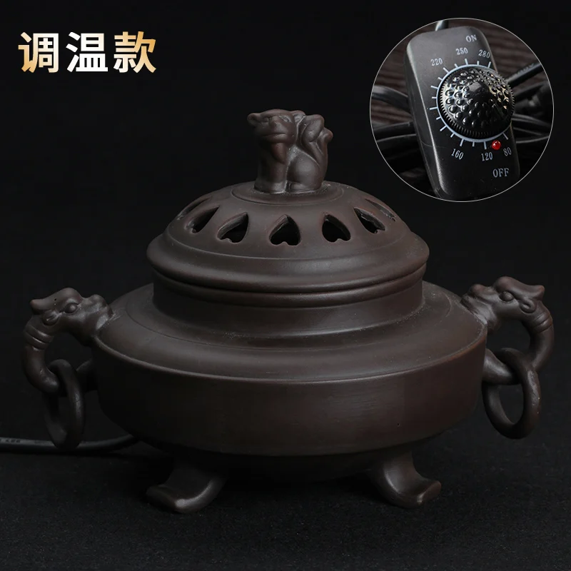 

Buddhist Incense Burners Ceramic Electric Incense Stick Burner Humidifier for Home Perfume Porta Incenso Aroma Oil Burner OO50XL