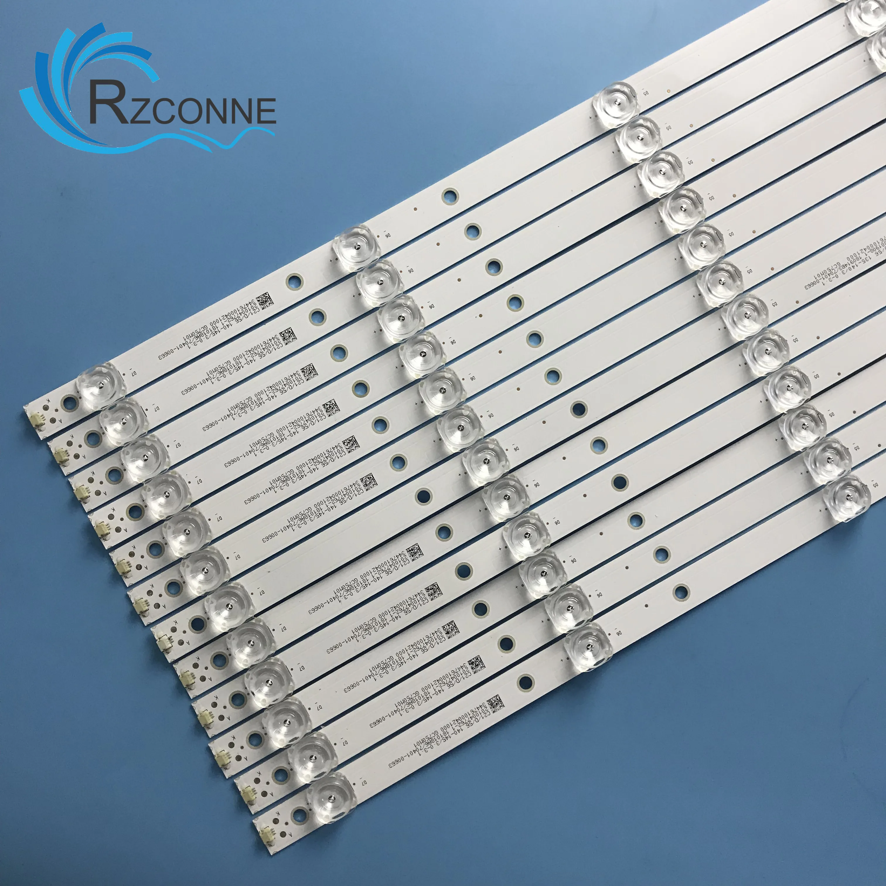 Striscia di retroilluminazione a LED 7 lampade per TV MI 75" GC75D07-ZC23AG-02 GC75D07-ZC23AG-01 303GC 750001   L75M5-4S