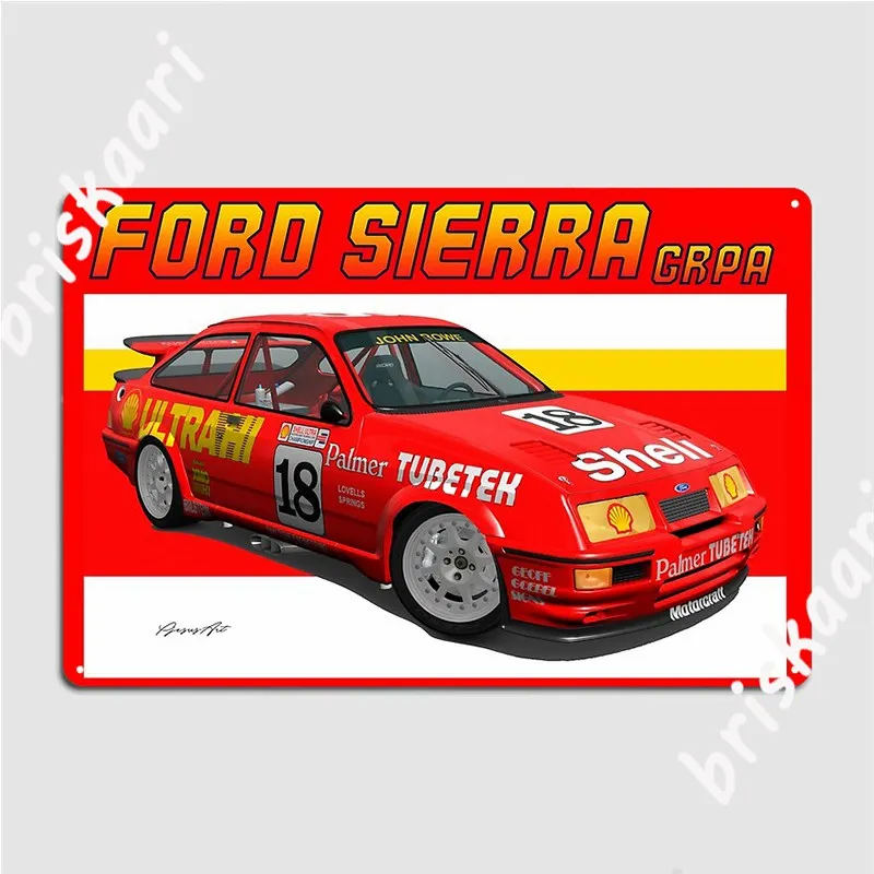 Gra Sierra Rs Cosworth Metal Sign Wall Pub Plaques Mural Custom Tin Sign Poster